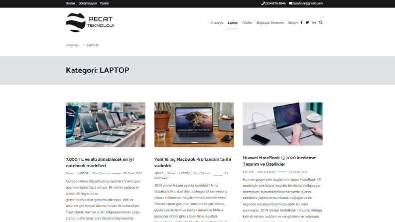 Yaptığım Bazı Wordpress Siteleri