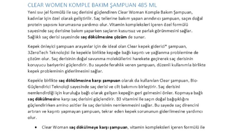 Amazon - Ürün Açıklaması