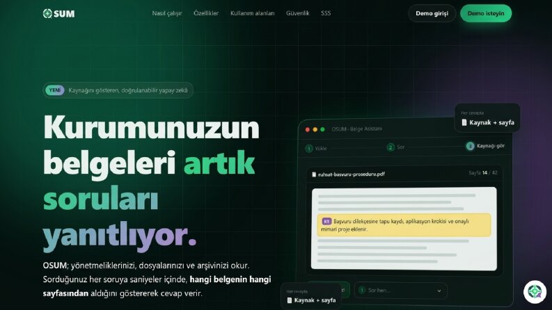 Osum Doküman Yönetimi ve Çözüm Asistanı