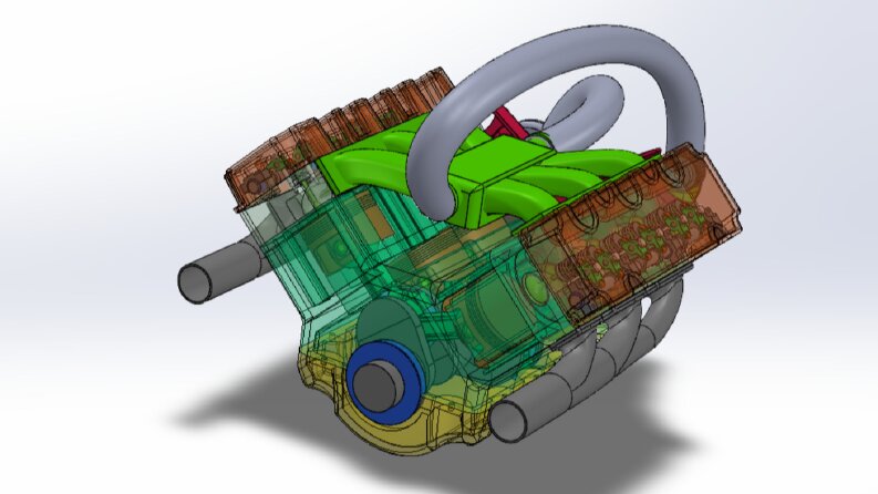 6 Silindir Motor Tasarımı