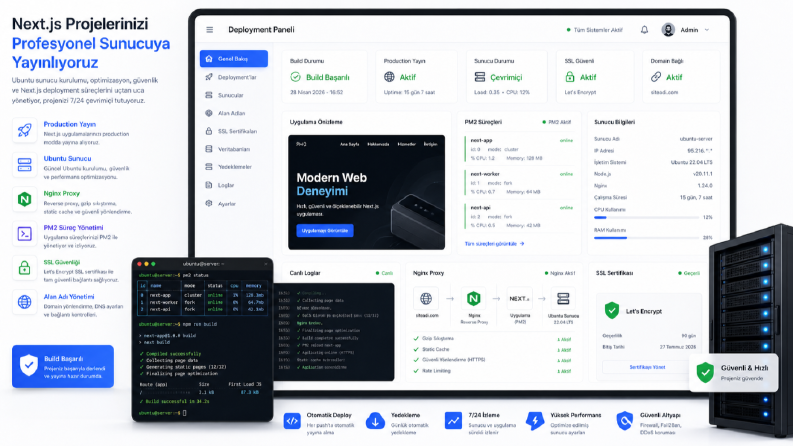 Web Sitesi Sunucu Kurulumu ve Yayına Alma