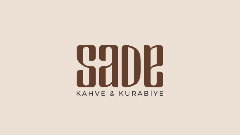 ''Sade'' Kahve & Kurabiye Logo Çalışması