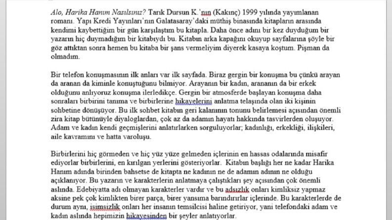 İş örneğim
