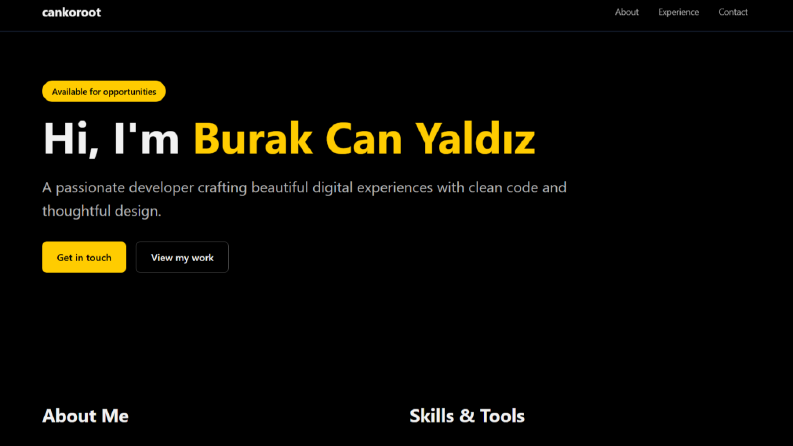 Landing Page Tasarımı