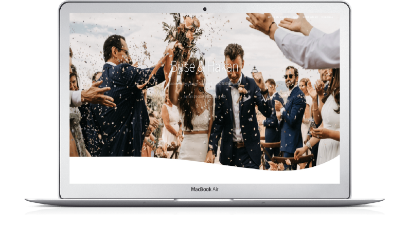 Düğün Websitesi - Demo 4