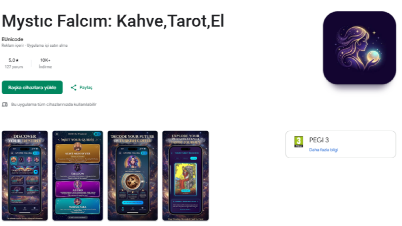 Mystic Falcım - Fal ve Astroloji Mobil Uygulaması