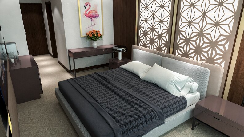 İç Mekan Tasarımı _ Otel odası