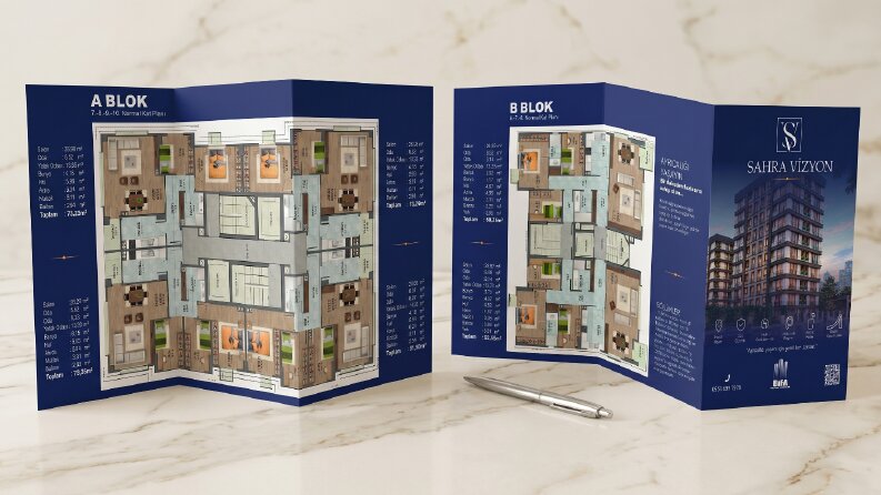 Bifa İnşaat-Sahra Vizyon Proje Tanıtım Broşürü