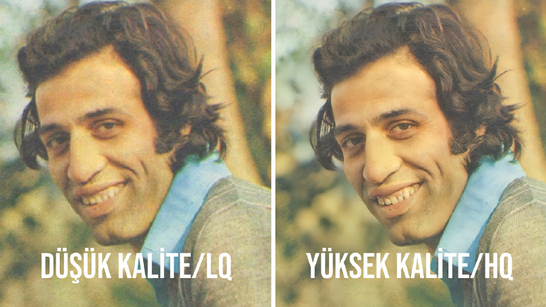 Düşük Kaliteli ve Eski Fotoğrafları Netleştirme