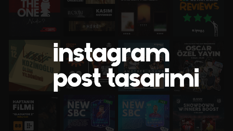 Sizin için instagram post tasarımları yapıyorum