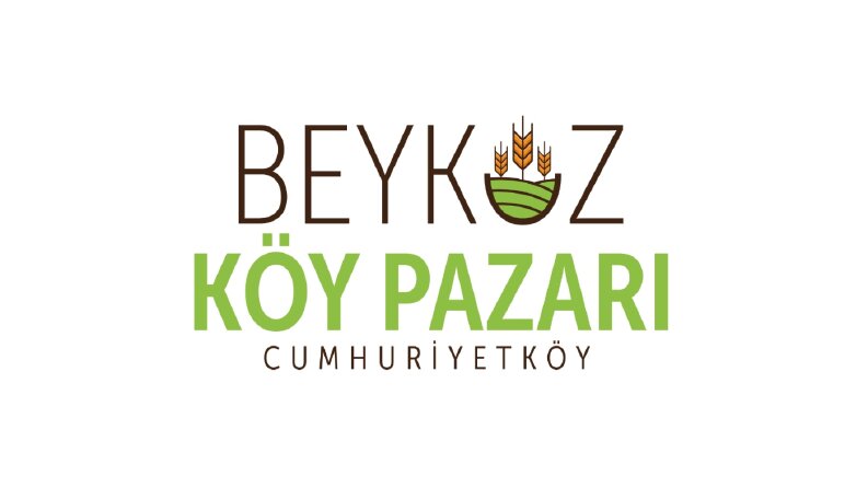 Beykoz Köy Pazarı için logo tasarım çalışması