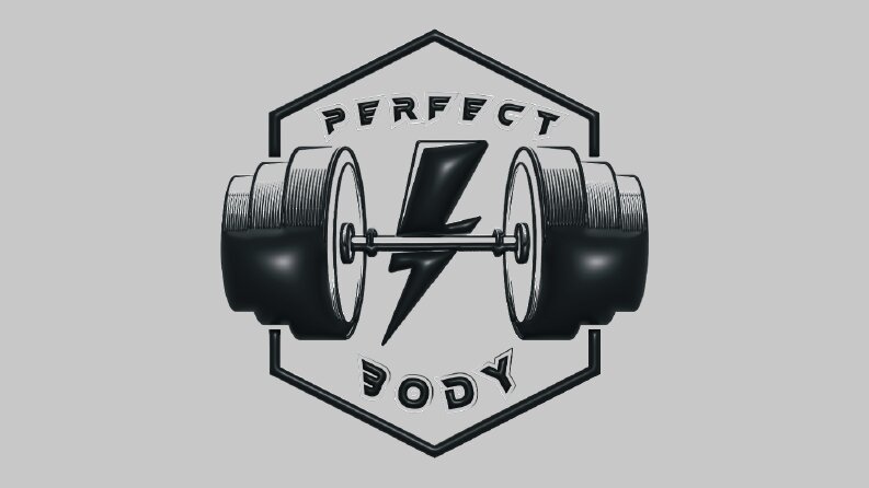 PERFECT GYM CENTER LOGO