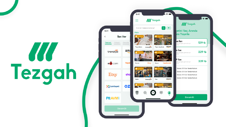 “Tezgah App ile Pazaryerlerinde Mağazanı Hemen Sat!
