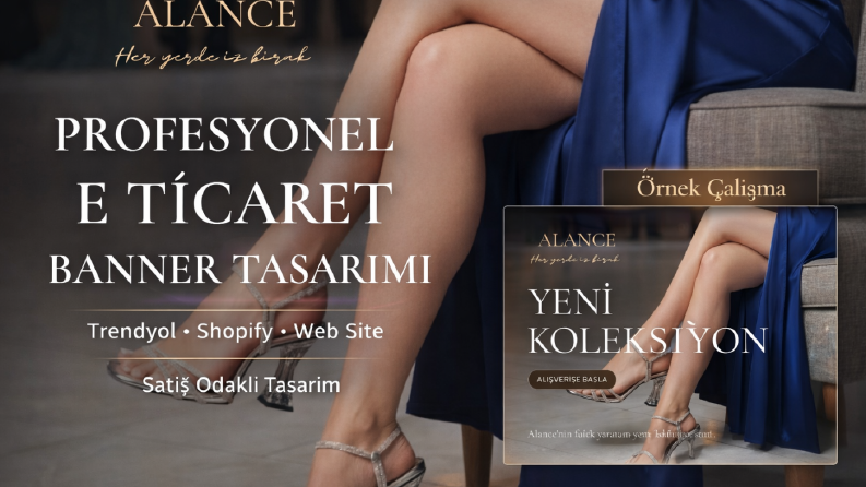 E Ticaret Banner Tasarım Çalışması