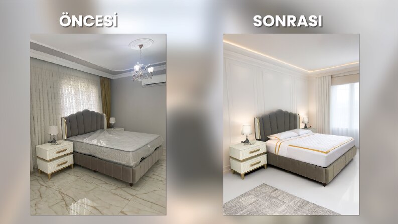 Yatak Odası Takımı – Modern Mekânda Ürün Yerleştirmesi