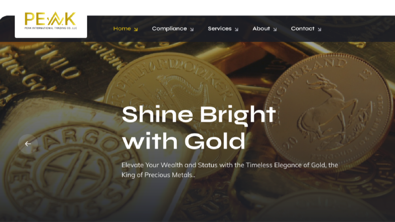 Peak International Trading Web Sitesi