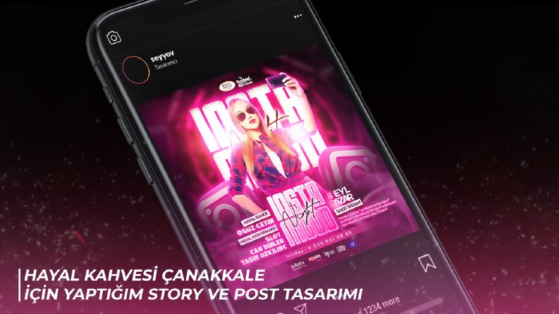 İnstagram Post Tasarımlarım
