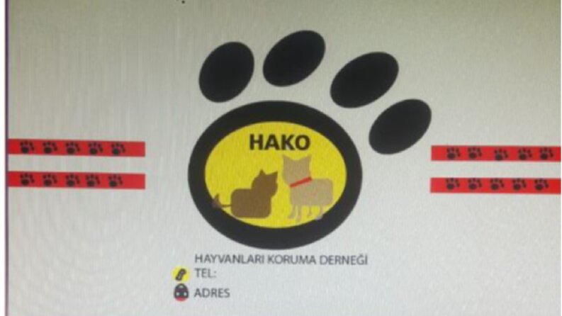 örnek olarak yaptığım kartvizit tasarımı