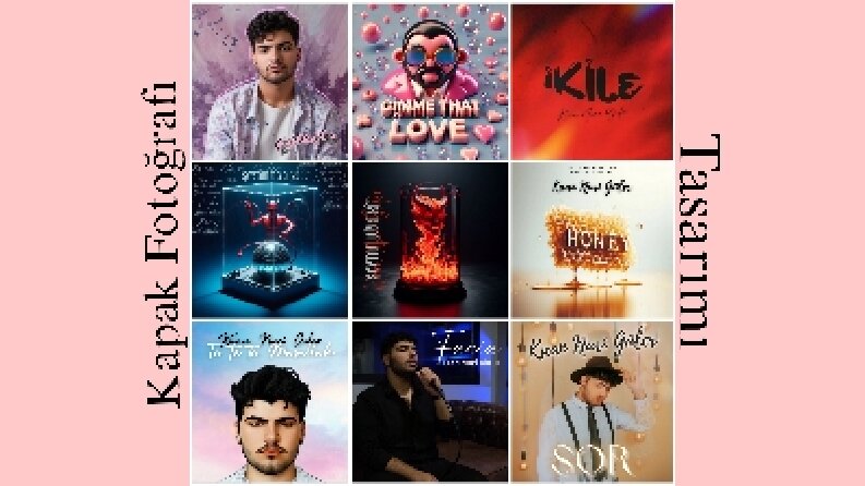 Sizin için single/albüm kapak fotoğrafı tasarlayabilirim