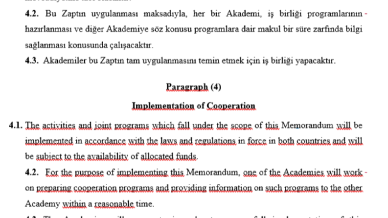 Uluslararası Mutabakat Zaptı Metni – Konsept Çeviri