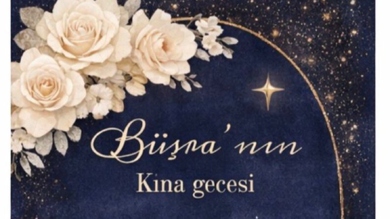 Koyu Kına Davetiyesi 