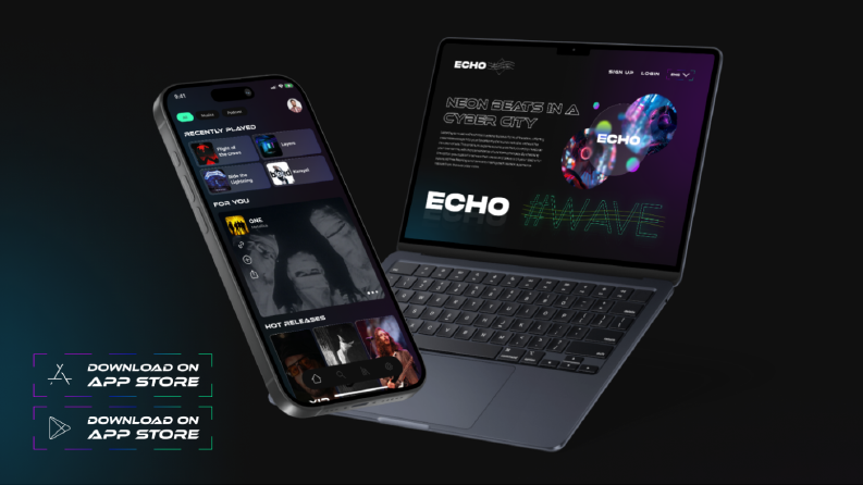 EchoWave Müzik kütüphane uygulaması