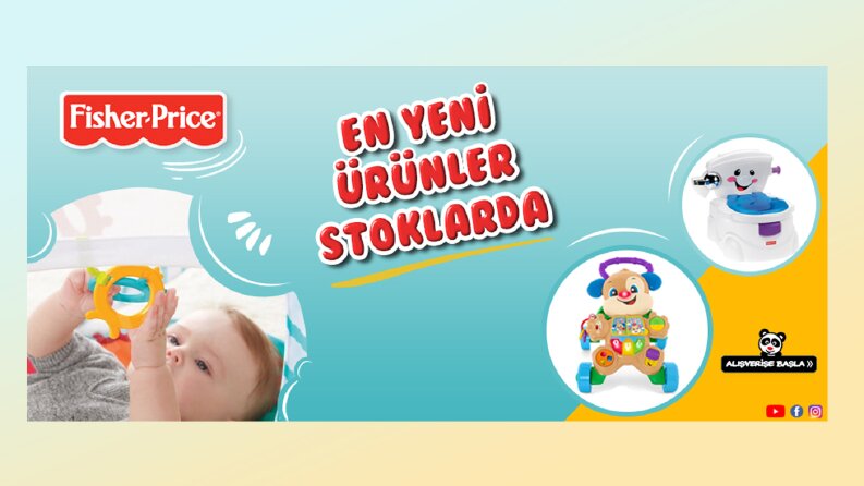 Oyuncak Temalı Web Banner