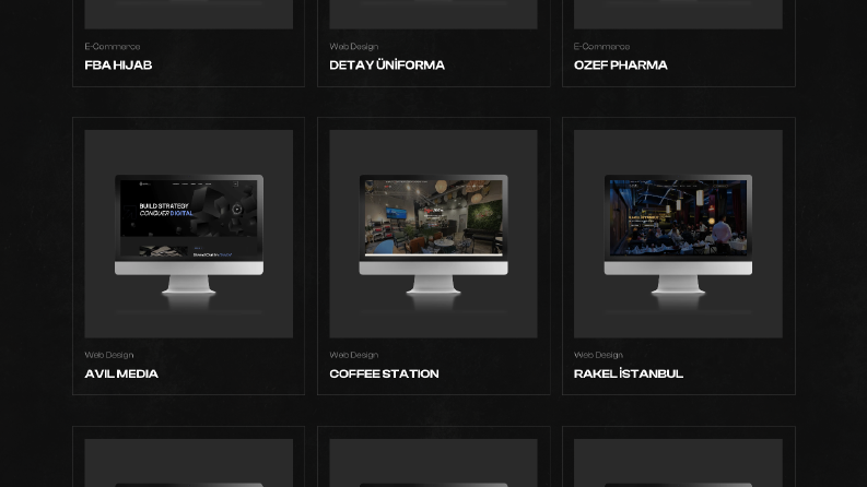 Web Projeleri ve Yazılım Portfolyosu