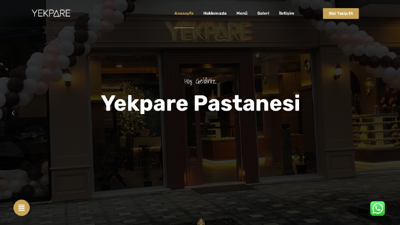 Pastane Web Sayfası