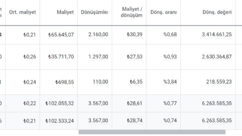 Google Ads Dijital Pazarlama Performans