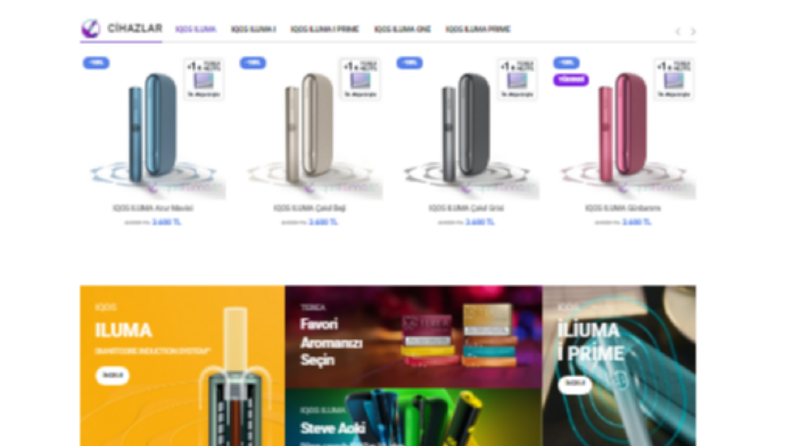www.iqosiluma.tr | Websitesi ve Kodlama