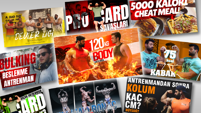 Youtube Video Kapak Tasarımlarım