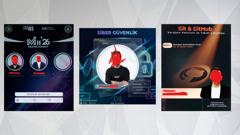 Sosyal Medya Etkinlik Afişleri