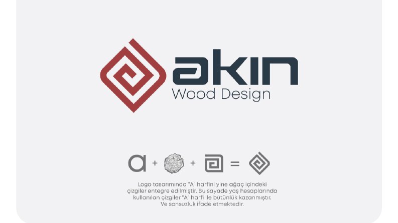 Akın Wood Design Logo