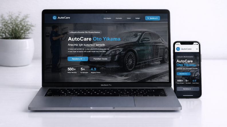 AutoCare - Konsept Tasarım ve Kodlama