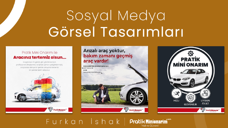 Pratik Mini Onarım - Sosyal Medya Tasarımları
