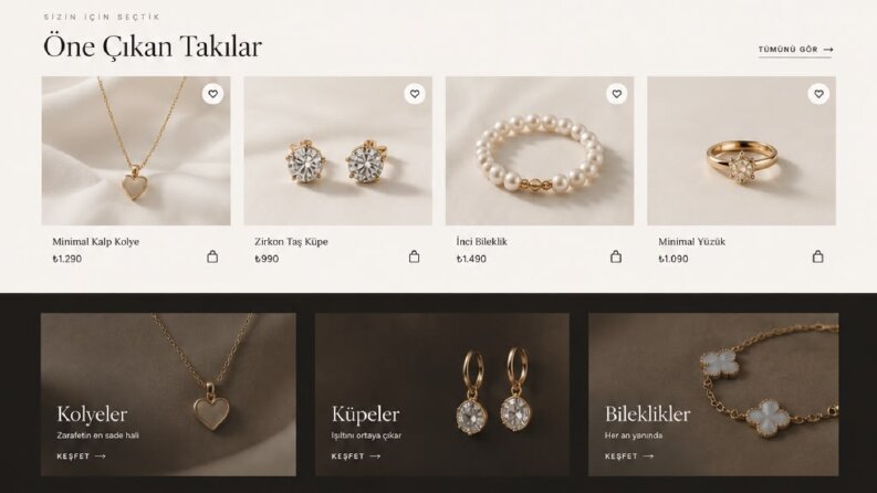 E-ticaret / Takı sitesi