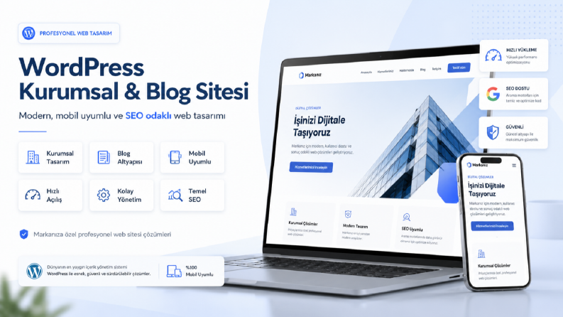 WordPress Kurumsal ve Blog Web Sitesi Tasarlarım
