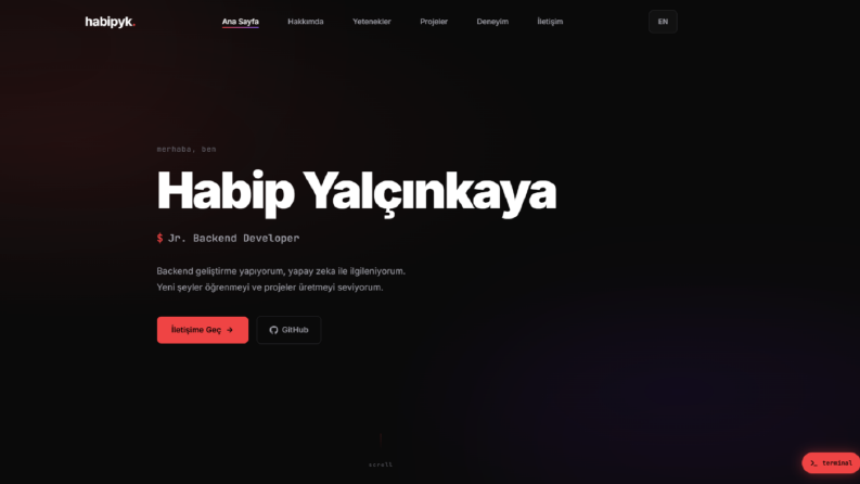 Portfolyo Websitem