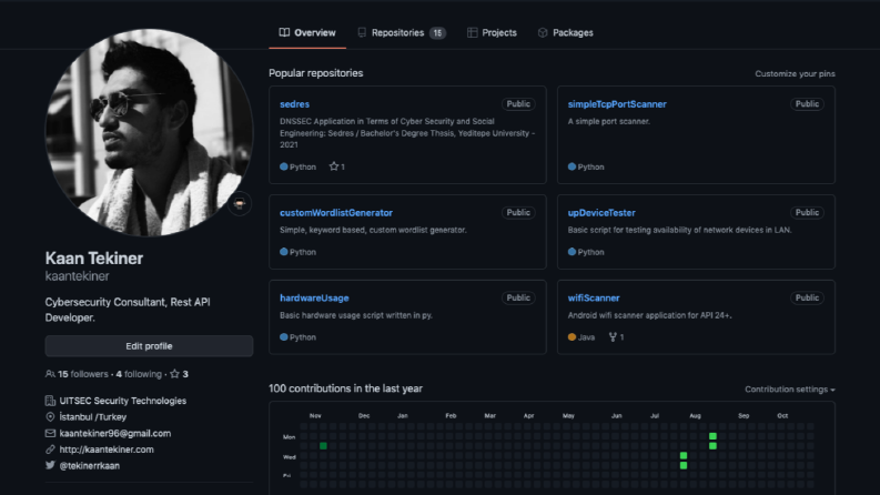 GitHub Portfolyo