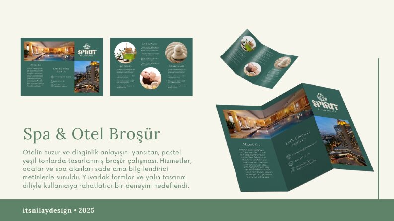 Spa & Otel Broşür Tasarımı