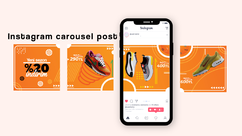 Instagram carousel post