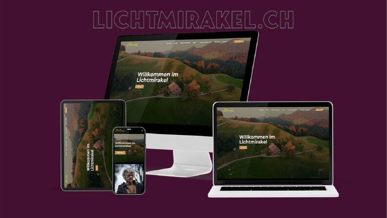 Lichtmirakel İçin Wordpress Web Tasarımı