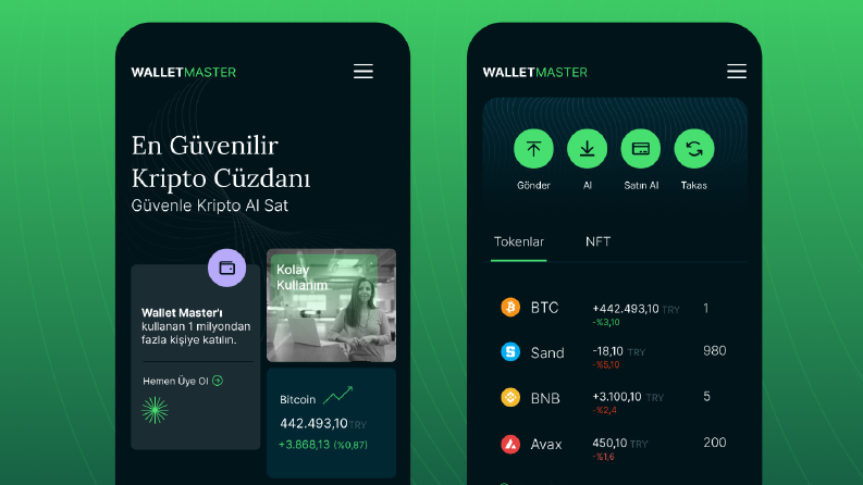 Cyrpto Mobil Uygulama UI/UIX