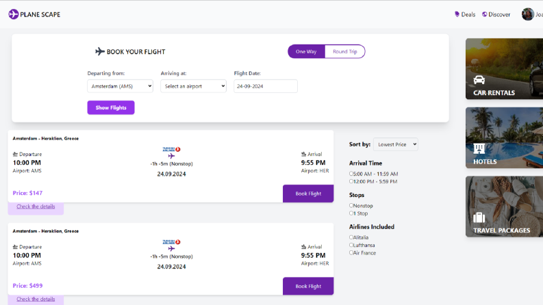 Flight Booking Application
