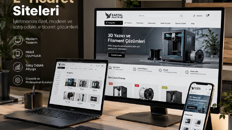 E ticaret web site kurulumu