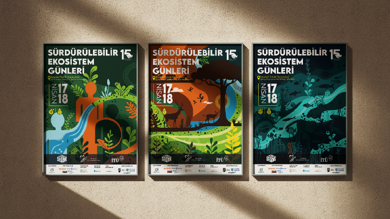 SEG15-İTÜ Sürdürülebilir Ekosistem Günleri Afiş Çalışması