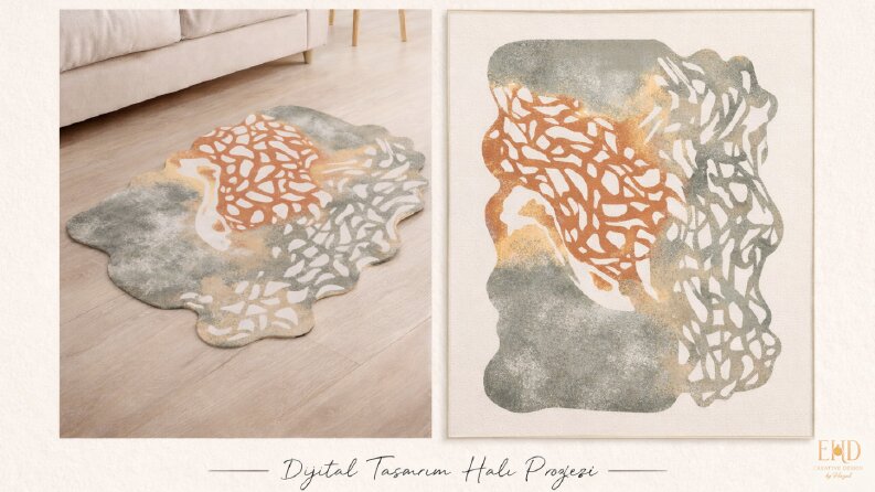 RugsModern-Sürrealist Formda Modern Halı Tasarımı