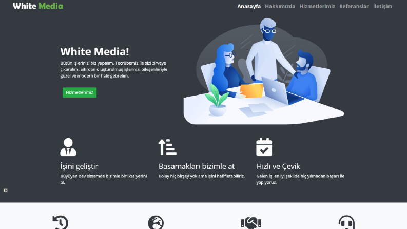 White Medya - Kurumsal web sitesi