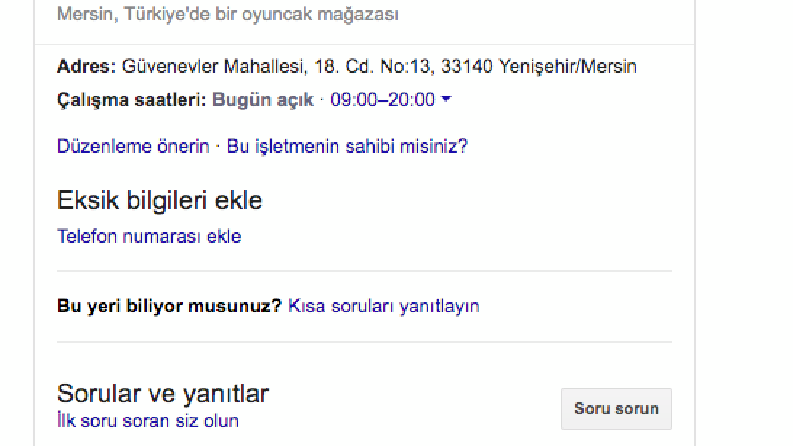 Haritalara 100'lerce Firmayı Kayıt Ettik.